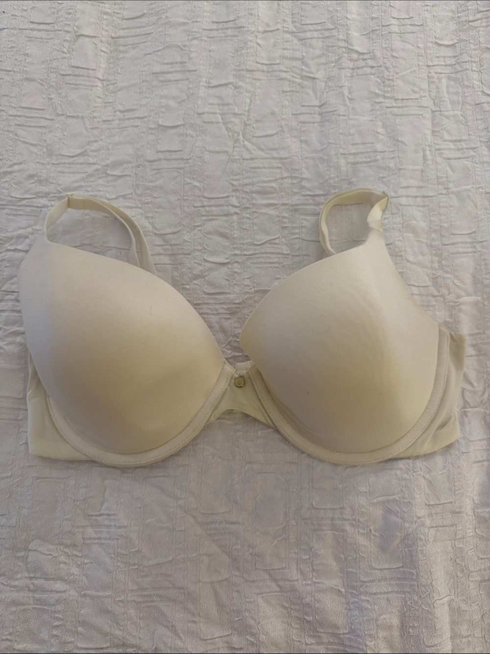 Victoria's Secret Light Cream Lined Demi Bra Sz 36 D